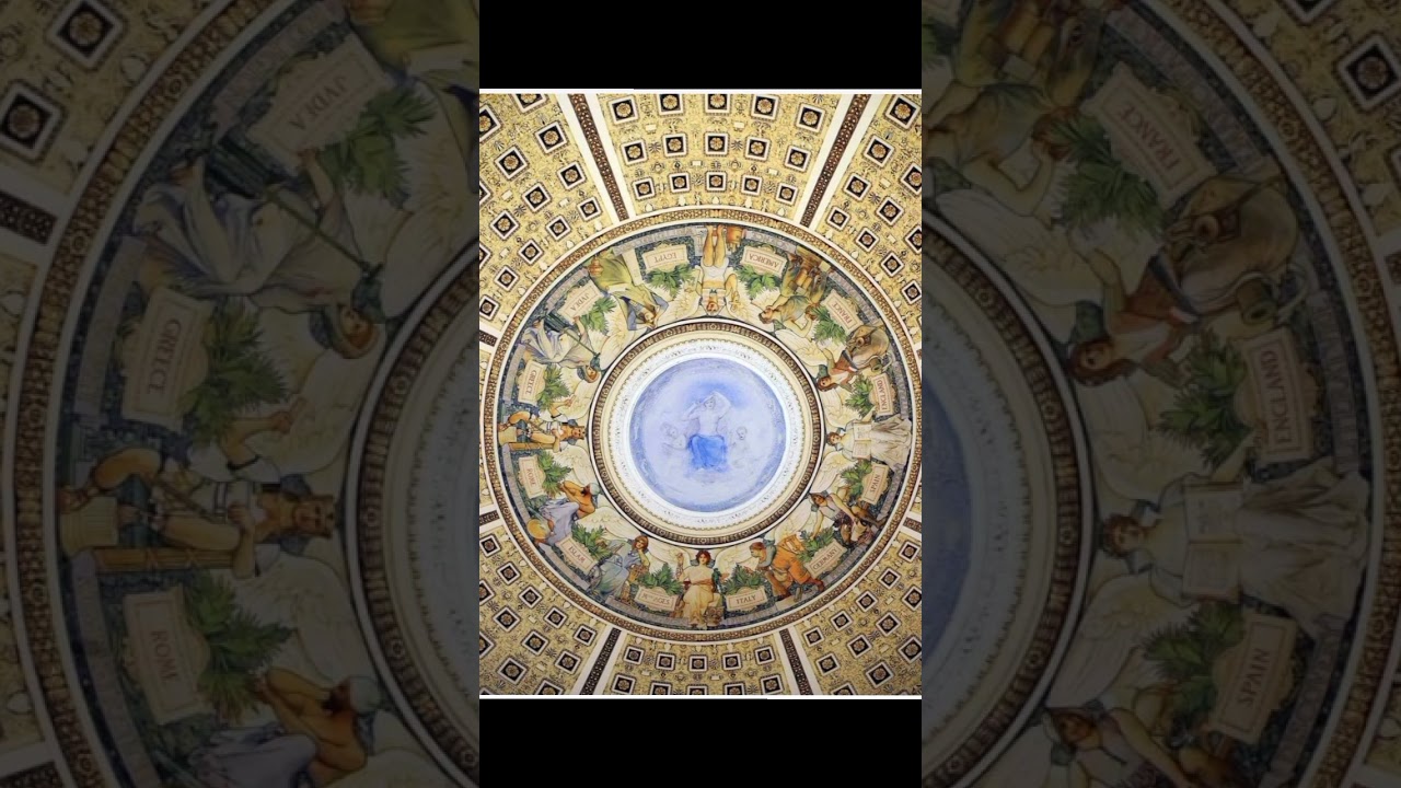 سقف الكونجرس الأمريكي يخلد أعظم الحضارات 🌍