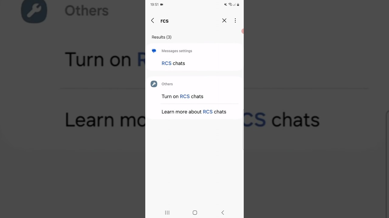 Enable or Disable RCS Messages on Samsung 📱