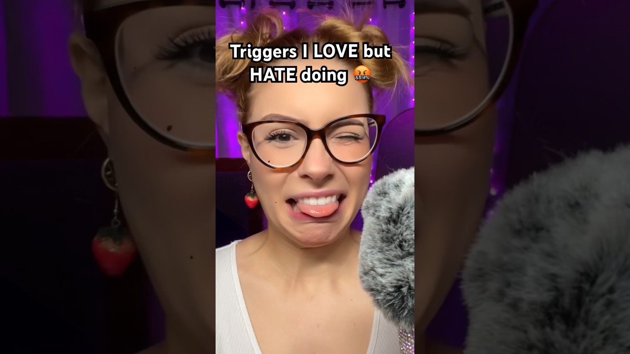 Triggers I Love & Hate ๐
#ASMR #Shorts