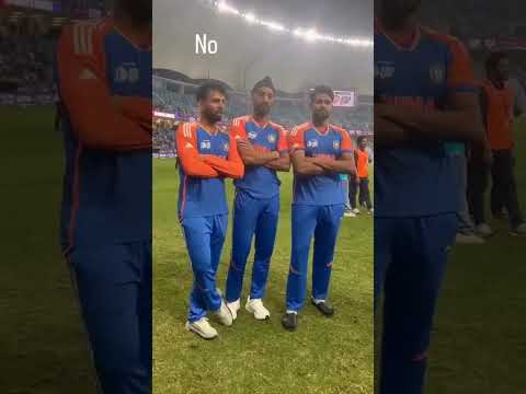 Arshdeep mocking Pakistan post match.. esy kehte h asli celebration #indvspak #asiacup2025 #tilak