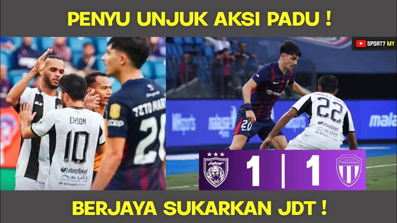 Terengganu Rantai JDT di SSI | Liga Super Malaysia 2026 ⚽