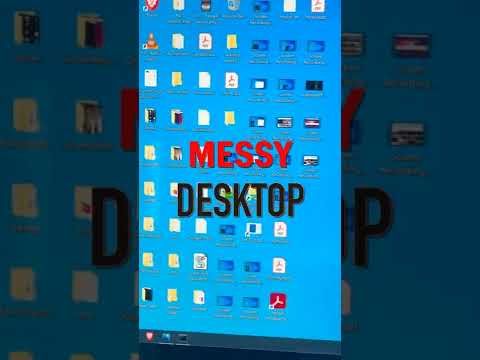 simple option to make the desktop clean by hiding all icons in windows