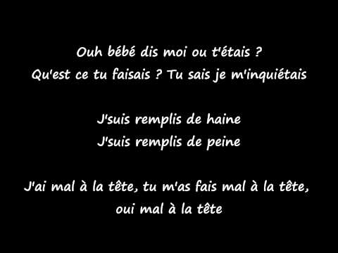 Aya - J'ai mal (Lyrics)