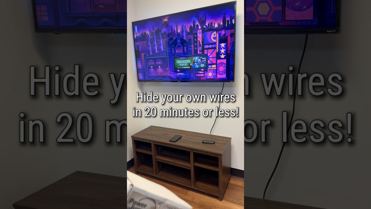 Hide Your TV Wires Easily πΊ
