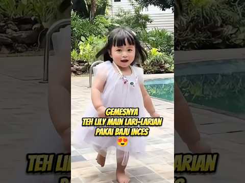 teh lily main lari-larian pakai baju incesss 😍😍 #rayyanza #raffiahmad #rafathar #babylily #ytshorts
