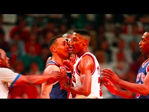 Bulls vs Knicks Heated Moments (1993 ECF)