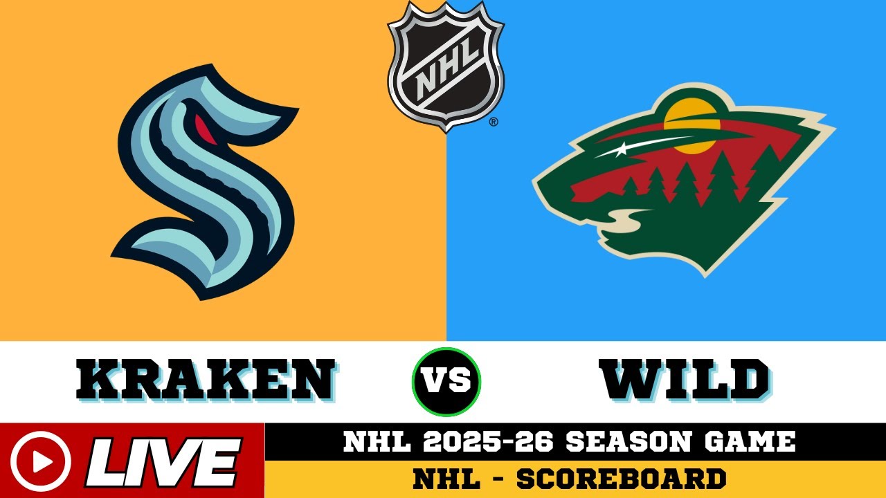 LIVE : Minnesota Wild Vs Seattle Kraken | NHL 2026 | NHL Live SCOREBOARD | Jan 9 2026