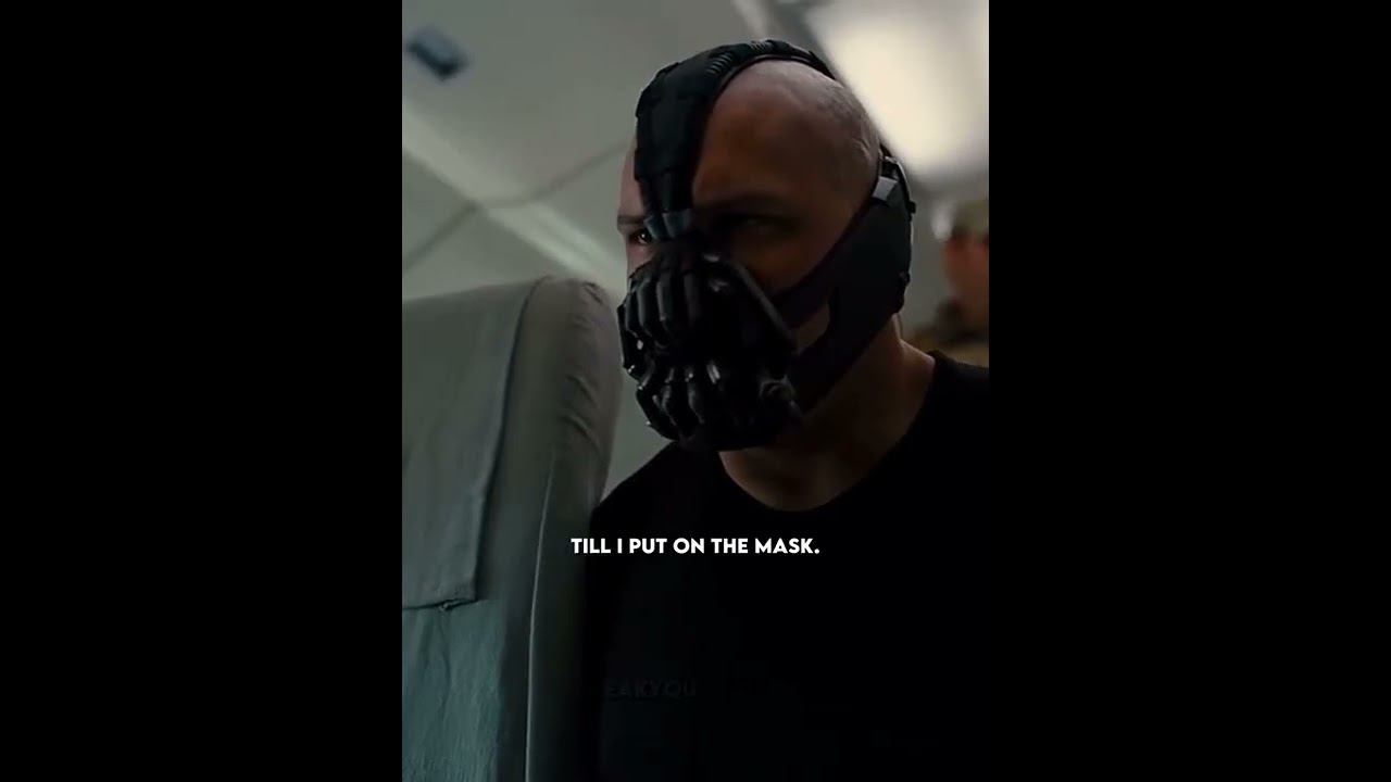 It Doesn’t Matter Who We Are 🥶 Bane | Batman The Dark Knight Rises #shorts #bane #tomhardy