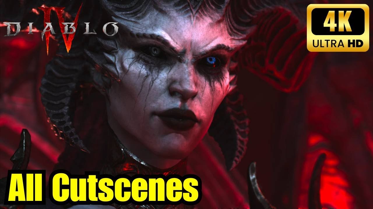 Diablo IV All Cutscenes in 4K 60FPS 🎮