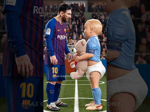 Messi vs Haaland (All Versions) 👶🏻😂
