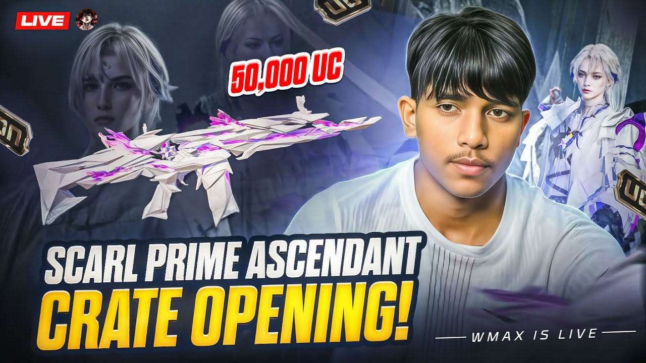 ScarL Prime Ascendent & Wmax Live on BGMI ๐ฎ