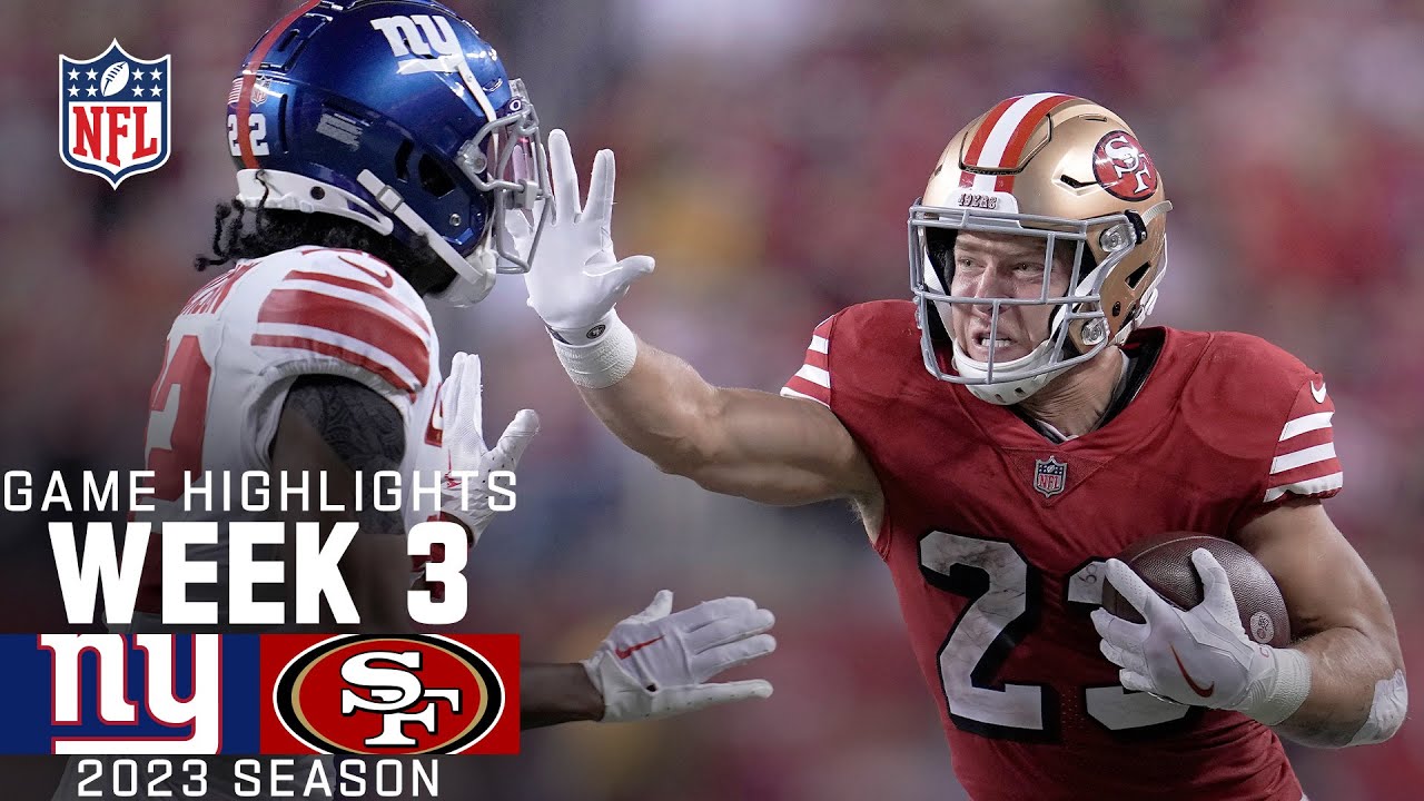Giants vs. 49ers Week 3 Highlights 🏈 | Exciting 2023 NFL Action