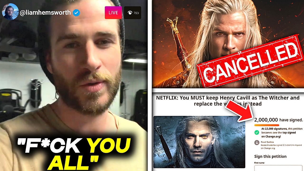 Liam Hemsworth Responds to Fan Petition with 2 Million Signatures to Bring Back Henry as Geralt ⚔️