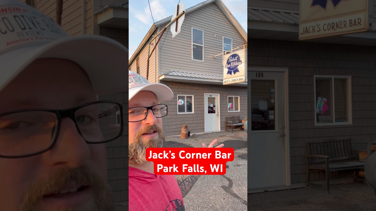 Jack’s Corner Bar in Park Falls, WI 🍺