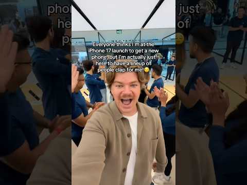 iPhone 17 Launch in Toronto!!😱🧡 #iphone17 #apple #toronto #iphone
