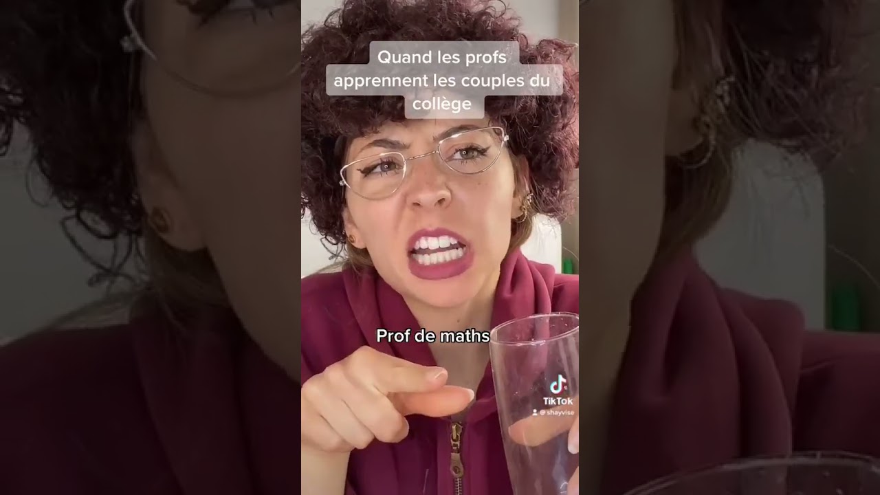 Quand les profs apprennent les couples au collège #foryou #pourtoi #humour