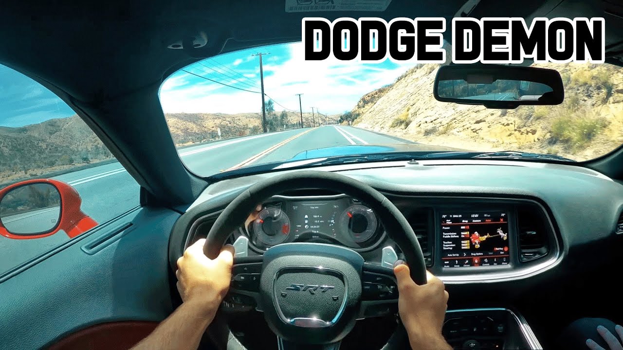 Experience the Thrill: Dodge Challenger SRT Demon Will Make You Laugh Like a Child ๐
