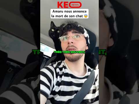 LE CHAT DE AMARU EST MORT ? 😨 (le pauvre…) #shorts #drama #amaru #anyme #tiktok