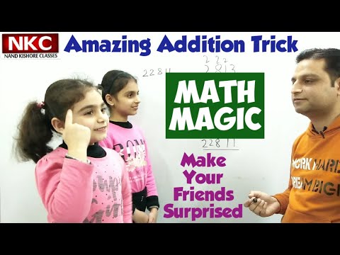 Math Magic - Amazing Addition Trick | Make your friends Surprised | Learn Math with Fun | Must Watch