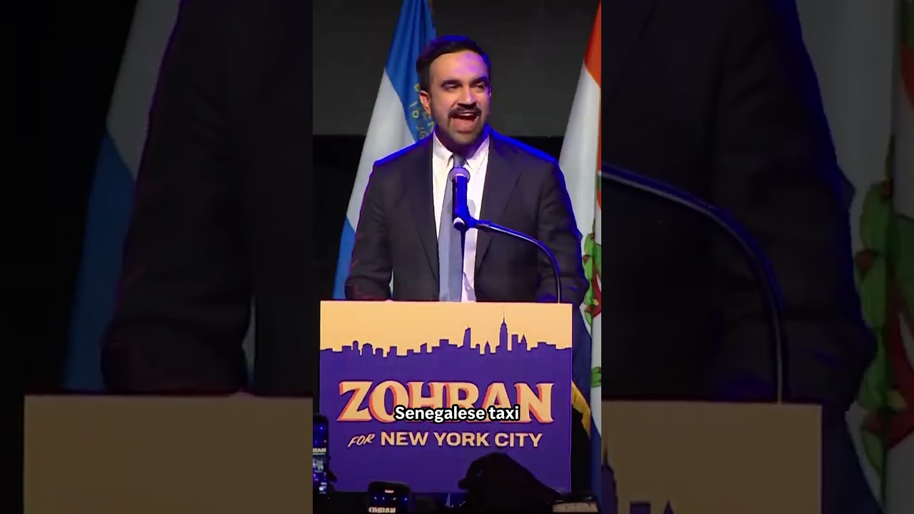 Zohran Mamdani Acknowledges New York City Immigrants in Victory Speech