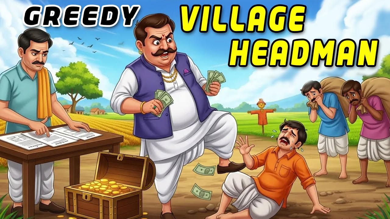 Greedy Headman & Milkman: Moral Stories for Kids