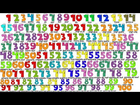 French Lesson - NUMBERS 1-100 - Compter jusqu'Ă 100 - Learn French