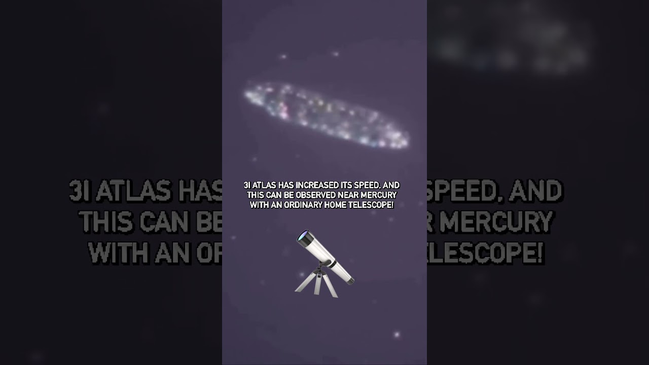 3I ATLAS Speed Boost Near Mercury 🚀