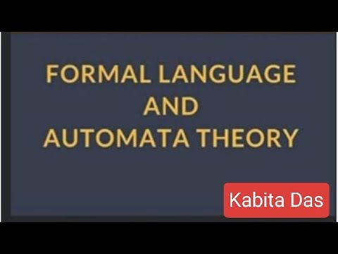 Introduction of Formal language & Automata theory