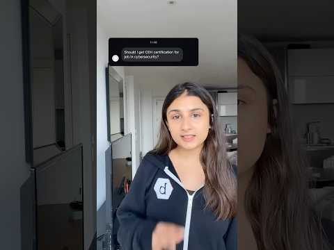 My recommended cybersecurity certification 💯 #jobs #cybersecurity #certification