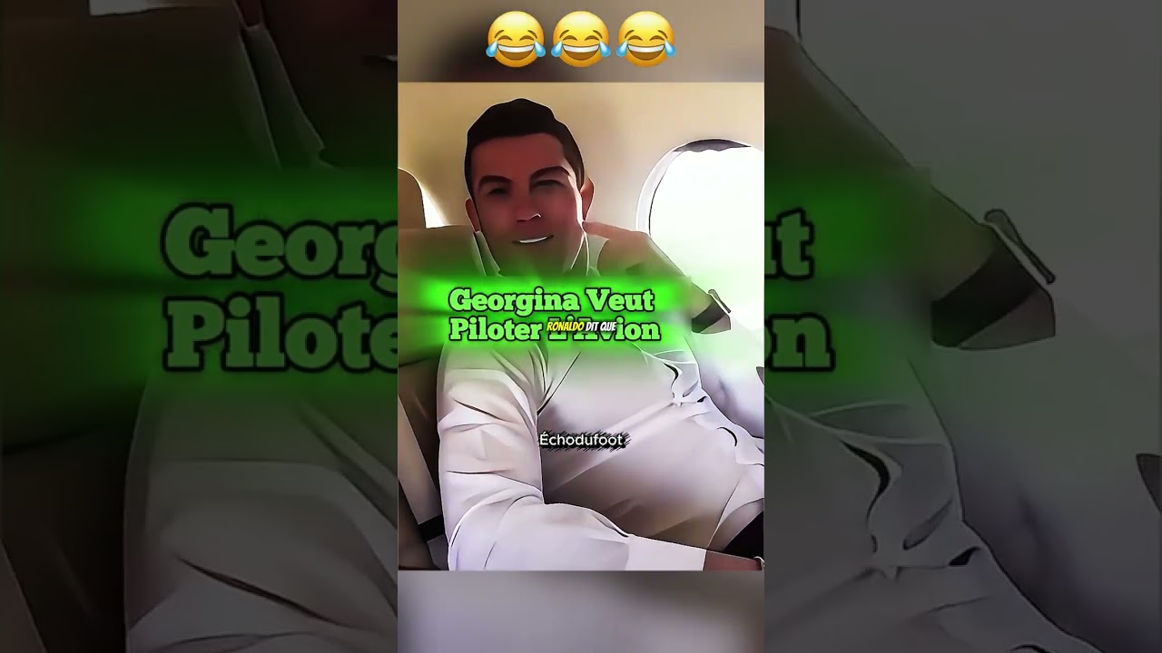 Quand Georgina pilote l’avion de Ronaldo ✈️