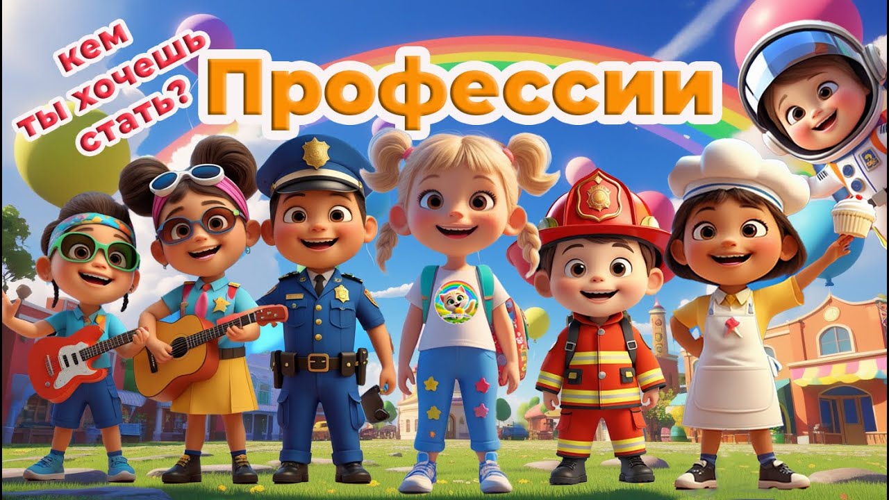 Учимся профессиям! 🚀 Развивающий мультфильм для детей