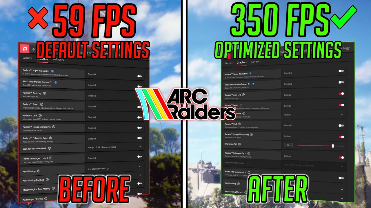Top AMD Radeon Settings for ARC Raiders 🎮