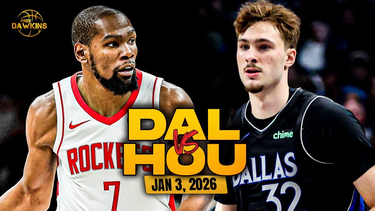 Dallas Mavericks vs Rockets Full Game Highlights | Jan 3, 2026