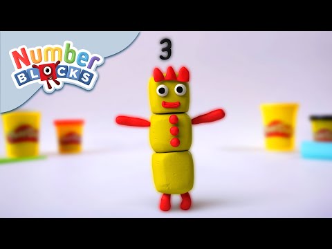 @Numberblocks- Number Three | Play-Doh