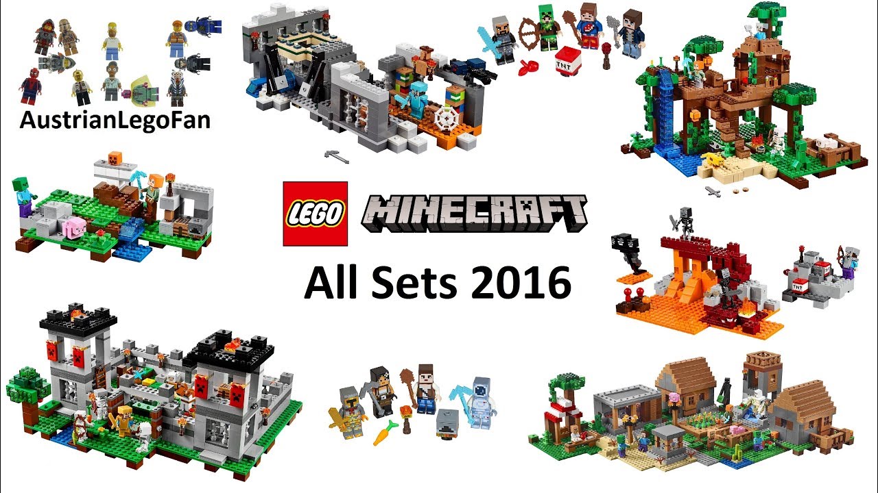 Lego Minecraft 2016 Sets Compilation 🧱