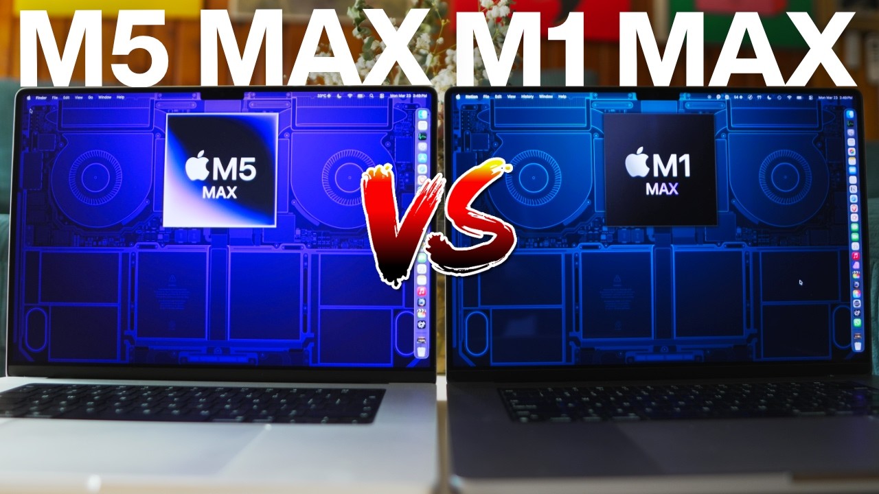 M5 Max vs M1 Max: Apple’s New Laptops 🤯