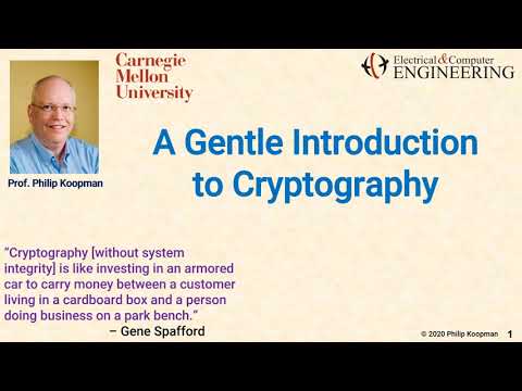 L35 A Gentle Introduction To Cryptography