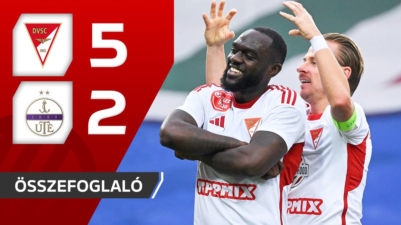 Fizz Liga: Debreceni VSC–Újpest FC 5–2 | rövid összefoglaló