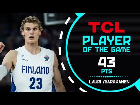 Lauri Markkanen erupts! 43-point night powers FIN 🇫🇮 domination of GBR 🇬🇧 at #EuroBasket 2025