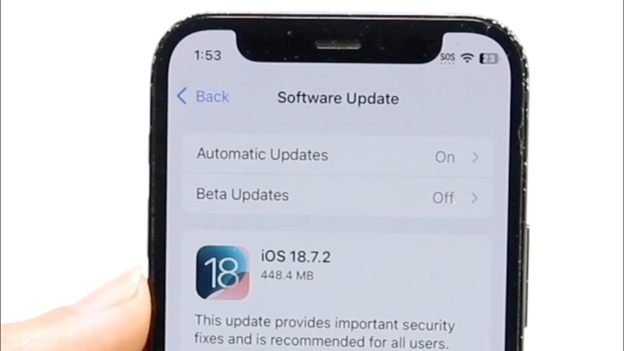 iOS 18.7.2 on iPhone 13: Excellent Update