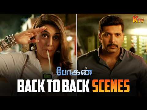 Bogan Movie Back to Back Scenes | Ravi Mohan | Arvind Swamy | Hansika Motwani | KTV