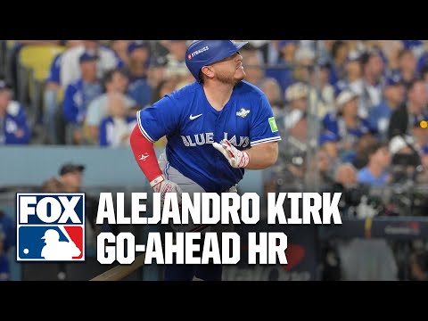 Blue Jays' Alejandro Kirk CRUSHES go-ahead three-run homer vs. Dodgers in World Series 🔥