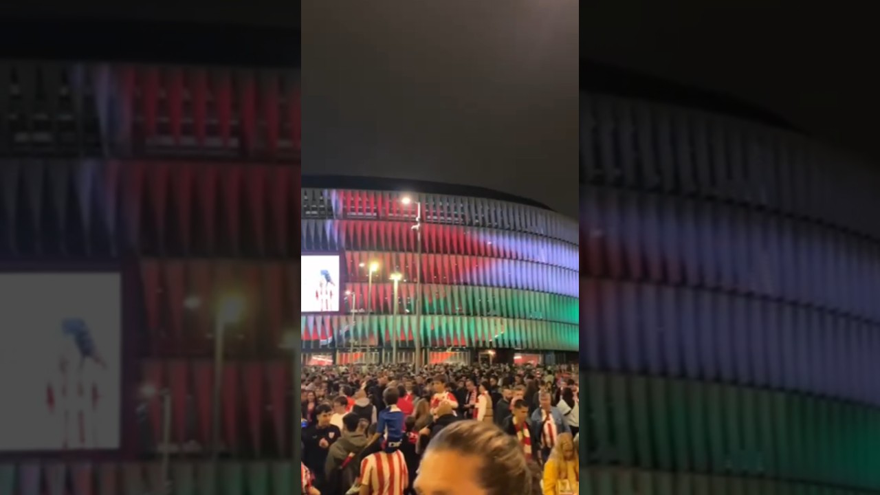 Athletic Bilbao Illuminates Stadium with Palestinian Colors 🇵🇸