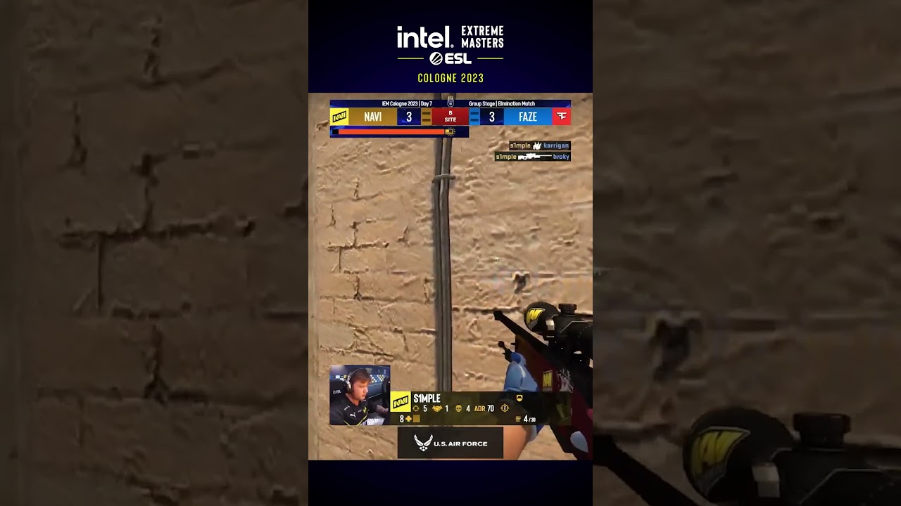 s1mple's Lightning-Fast Clutch Play ⚡