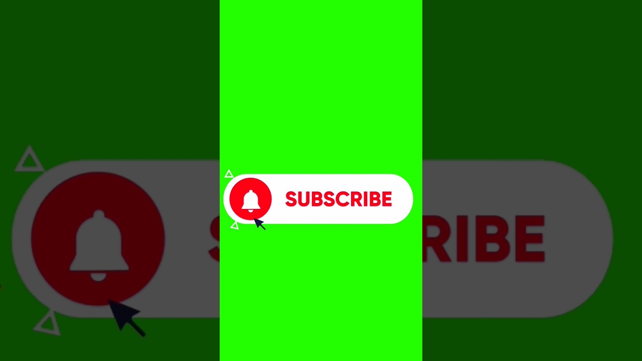 Subscribe with Green Screen Effect 💥