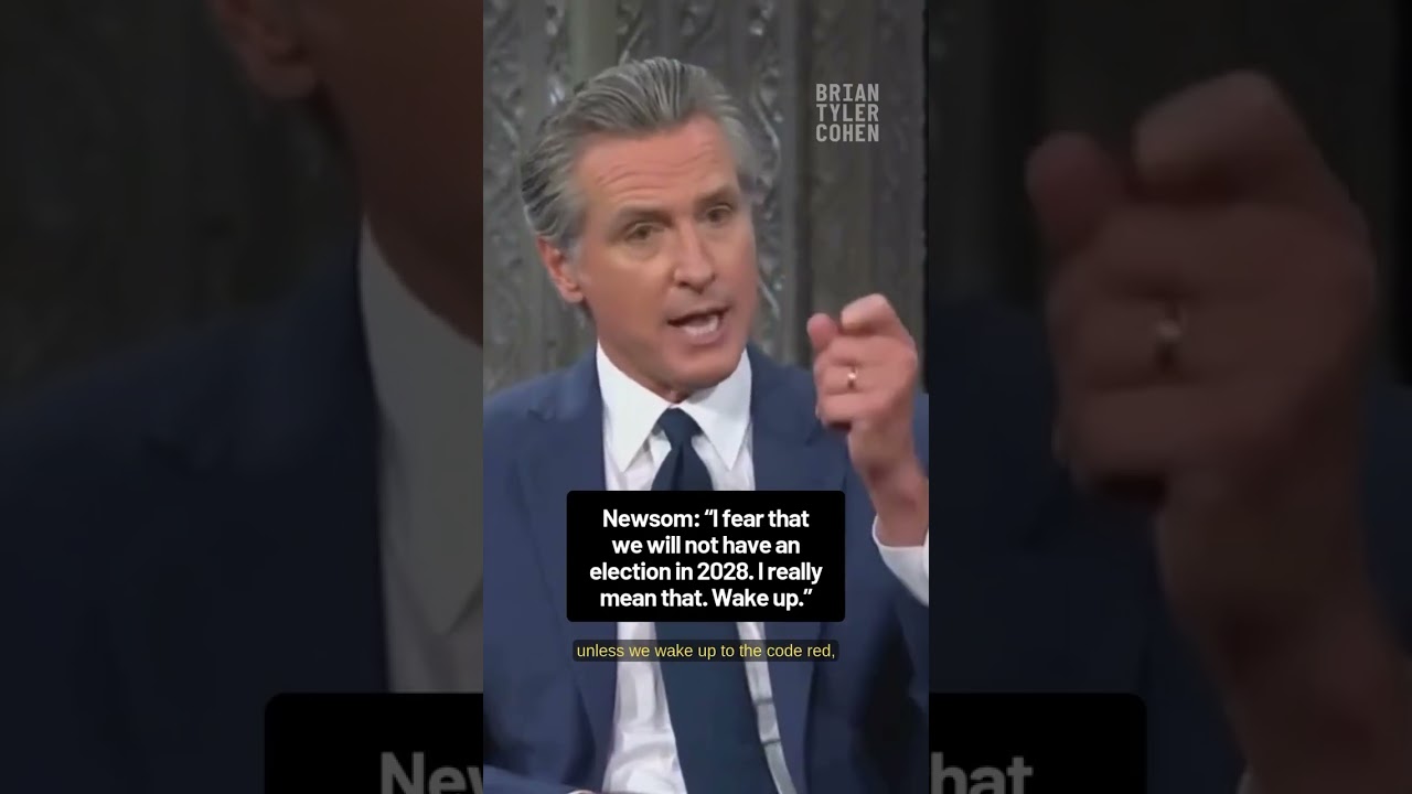 Newsom Warns of Possible 2028 Election Cancellation ⚠️