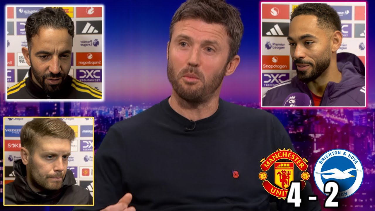 Manchester United’s Thrilling 4-2 Victory Over Brighton! Carrick Praises Key Players & Ruben 🚀