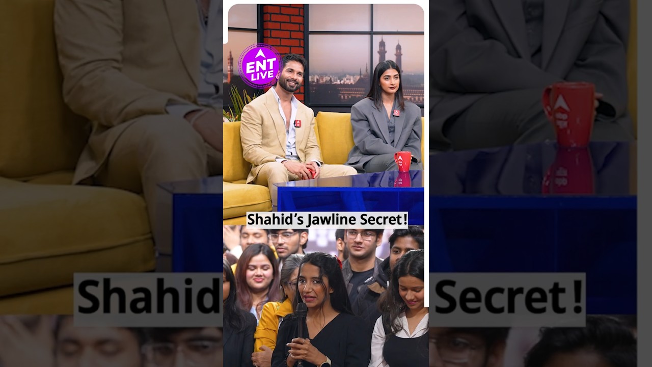 Shahid Kapoor Reveals Jawline Secret at Deva Promotion