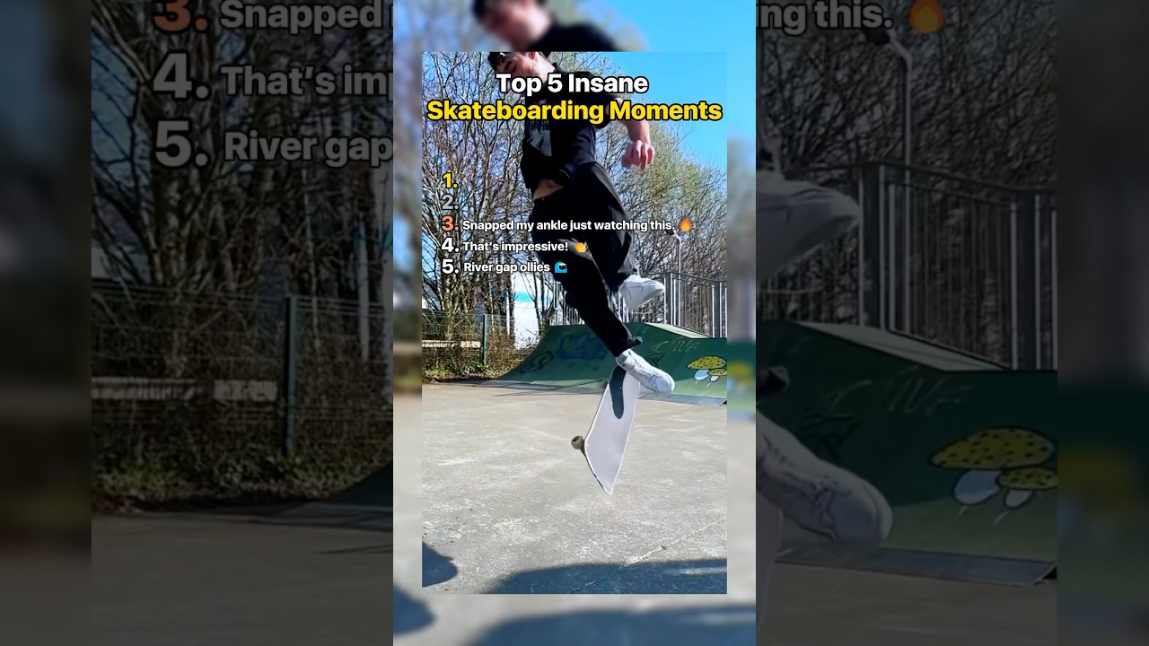 Top 5 Epic Skateboarding Moments 🛹