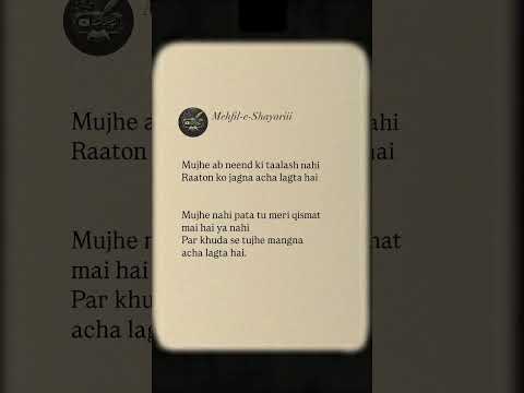 Dard Bhari Raat 💔 | Heart Touching Shayari | Love, Pain & Healing Poetry | #SadShayari #BrokenHeart